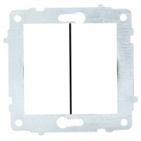 OVIVO мех. выкл. СУ 2 кл. 10А белый (ко всем рамкам) 600-000201-202