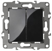 ЭРА 12 мех. выкл. СУ 2 кл. 10А черный, автоклеммы 12-1104-06 0295