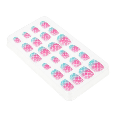 ХОББИХИТ Набор накладных ногтей, ABS, 14х6,4 см, 10 дизайнов