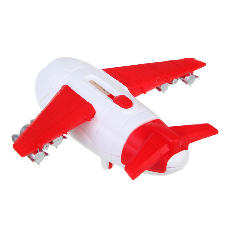 ИГРОЛЕНД Самолет с запуском и машинкой, ABS, PP, 21,6х24х6 см, 3 дизайна