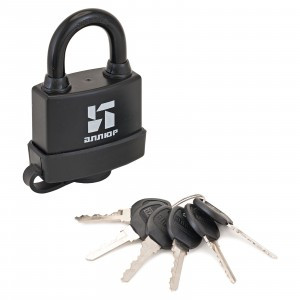 АЛЛЮР ВС1Ч-375П влагозащ черный 6 кл. d8,3мм Замок навесной (72,6)