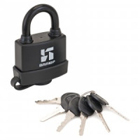 АЛЛЮР ВС1Ч-375П влагозащ черный 6 кл. d8,3мм Замок навесной (72,6)