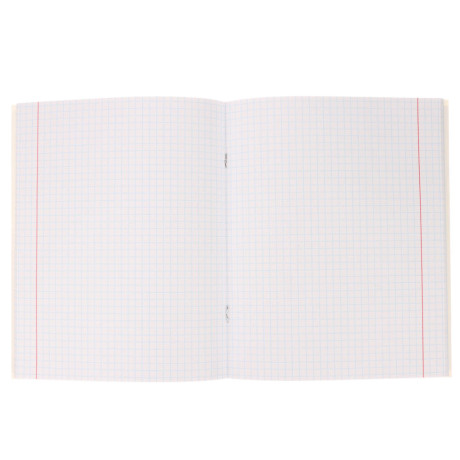 Тетрадь 48л. в клетку, офсет, обл. мел.картон, скрепка, твин лак, микс