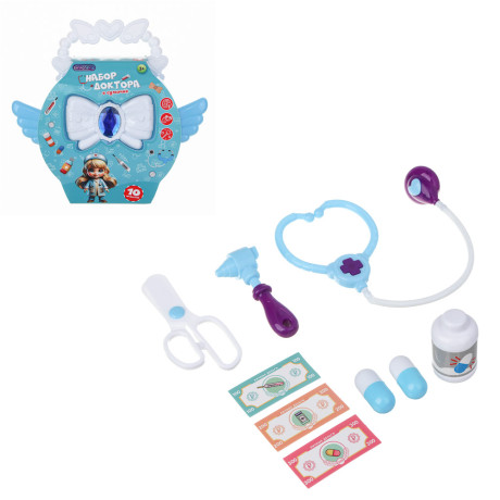 ИГРОЛЕНД Набор доктора в сумочке, PP, ABS, 17х6х15,5 см, 2 диз