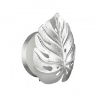 ODEON LIGHT 4865/1W MODERN ODL_EX22 80 серебр./белый/стекло Бра G9 2x5W JUNGLE