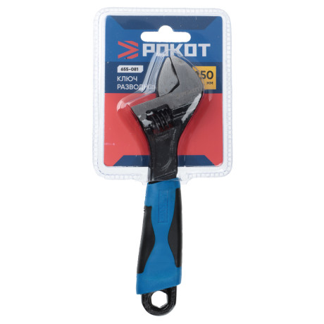 РОКОТ Ключ разводной 150мм, двухкомпонентная рукоятка
