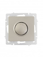 Lezard VESNA мех. диммер СУ 1 кл. 16А (1000Вт) титан (корп. ABS) 742-3788-157