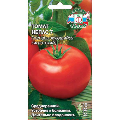 Семена Томат Непас 7 Непасынкующийся Гигантский Седек