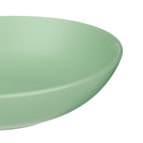 Тарелка для супа/салатник 20см, тм MILLIMI мятный, керамика
