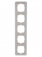 Lezard KARINA LIFE рамка 5 мест. (горизонт.) б/вст крем (ABS) 708-0300-150