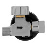 Регулятор давления с манометром для краскораспылителя K1500, 12 бар, 1/4" Denzel