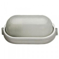 Светильник НПП1201 белый/овал 100W IP54  IEK