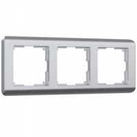 Werkel рамка СУ 3 мест. Stream (серебрян.) (WL12-Frame-03 a034328)W0032106 a051277