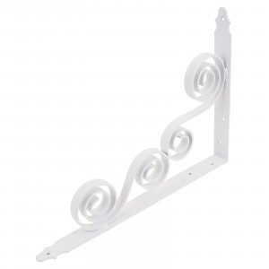 Кронштейн фигурный Домарт мод.8350*250) белый10)