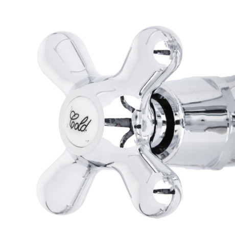 СоюзКран Смеситель для ванны с душем, круглый излив 30см, кер. кран-буксы 1/2, хром, цинк, SK08-S222