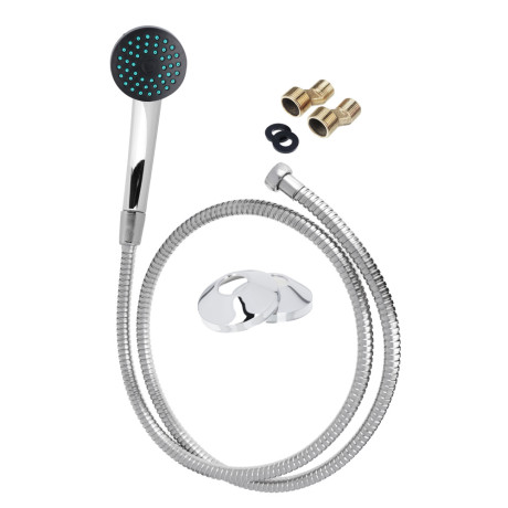 СоюзКран Смеситель для ванны с душем, круглый излив 30см, кер. кран-буксы 1/2, хром, цинк, SK08-S222