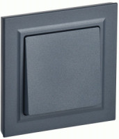 IEK BRITE выкл. СУ 1 кл. 10А, 230В, маренго ВСР10-1-0-БрМ BR-V10-0-10-K35-F