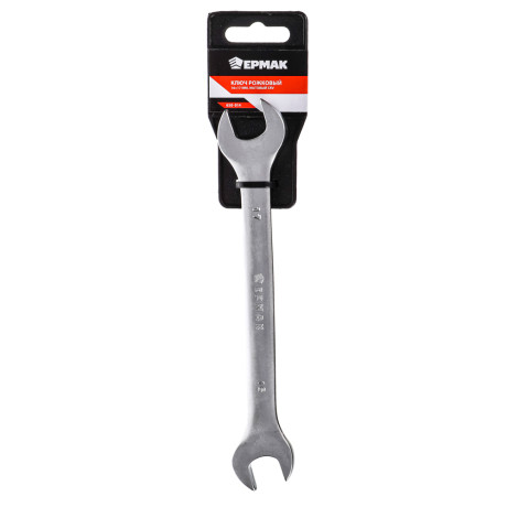 ЕРМАК Ключ рожковый, 16х17мм, матовый CRV