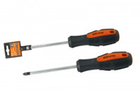 TDM Алмаз отвертка (+) CR-V тип PH2x150, ручка 2-х компонентная, магнит (12!) SQ1006-1107