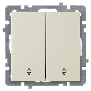 Nilson TOURAN-ALEGRA-THOR мех. выкл. СУ 2 кл. (проходной)  крем. 24120409