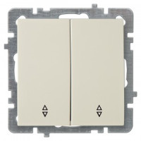 Nilson TOURAN-ALEGRA-THOR мех. выкл. СУ 2 кл. (проходной)  крем. 24120409