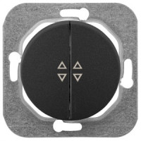 Bylectrica РЕТРО ПРОВАНС мех. выкл. 2 кл. проходной, СУ (С(6+6) 10-3363 черный графит)