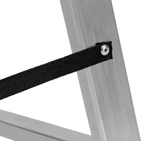 Лестница, 3 х 6 ступеней, алюминиевая, трехсекционная, Сибртех