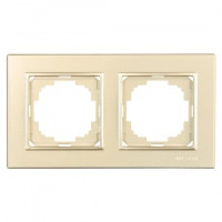 Nilson рамка 2 мест. ALEGRA  золото 25150092