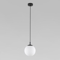 TK Lighting св-к подвес. 1x15W 250х250х1650 пластик черн/белый Esme 5669