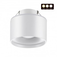 NOVOTECH 358961 SPOT NT22 242 бел. св-к встр. LED 2K-4K-6K 12W вниз + 3W вверх 110-265V