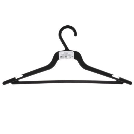 Вешалка для одежды, пластик, р.48-50, черная