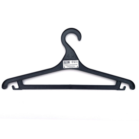 Вешалка для одежды, пластик, р.48-50, черная