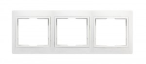 Smartbuy Венера Рамка 3 мест. горизонтальная белая  (SBE-01w-00-FR-3)