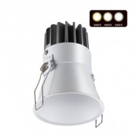 NOVOTECH 358908 SPOT NT22 228 бел. встр. св/д св-к LED 2K-4K-6K 12W 220V LANG