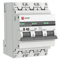 EKF PROxima автоматический выкл. ВА47-63 3P 40А 4,5kA х-ка B mcb4763-3-40B-pro