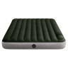 INTEX Матрас надувной DOWNY BED, (fiber-tech), встроенный ножной насос, 152x203x25см, ПВХ, 64763