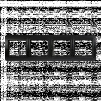 Smartbuy Марс Рамка 4-местная горизонтальная черная  (SBE-02b-00-FR-4)