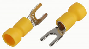 ЭРА Наконечник вилочный изолир. НВИ 2,5-6 мм2 d4мм желтый (уп.10 шт, цена за уп. ) 63332