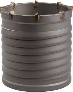 Коронка ЗУБР "ЭКСПЕРТ" буровая, конусная посадка, без оснастки, d=83мм, L=100мм