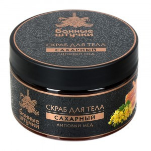 Скраб для тела сахарный Липовый мед, 250 мл Банные штучки