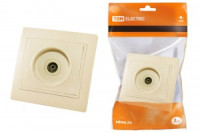 TDM Таймыр роз. TV СУ 1 мест. сл. кость (RG6, 0-2400Мгц, &quot;мама&quot;) SQ1814-0122