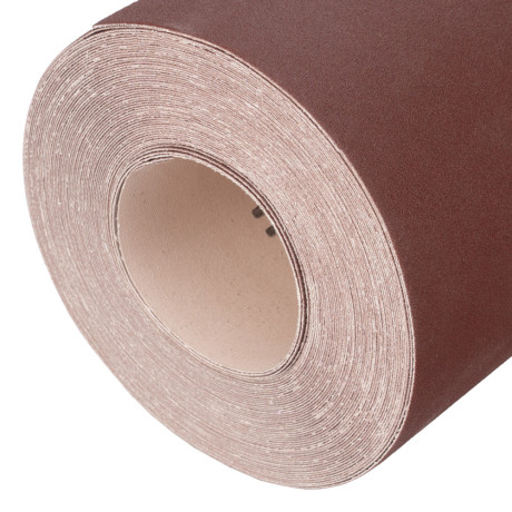 Шкурка на тканевой основе, KK18X W, зернистость 12Н(P 100) бобина 200 мм х 20 м, водостойкая, "БАЗ"