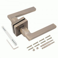 PUERTO AL 514-02 AB бронза античная  Комплект дверных ручек, ручки 2шт, б/мех.  (20)