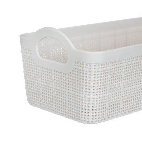 Корзина для хранения тм VETTA Киото, 26,7x11,5x9,3см, 2 цвета