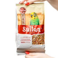 Султан П для волнистых попугаев 500г Основной рацион Морская капуста 6261x18
