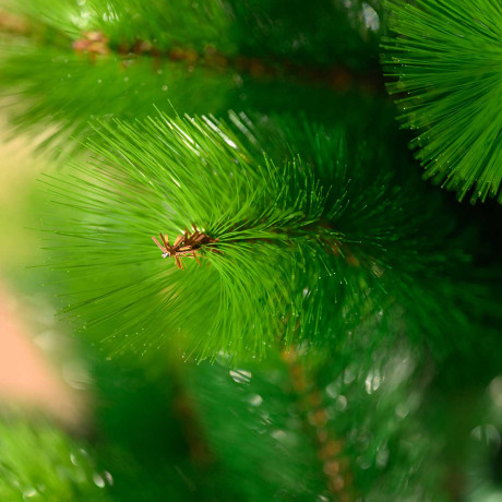 Елка HJ180-43  180см 2-хцвет. 225веток мет.подст.