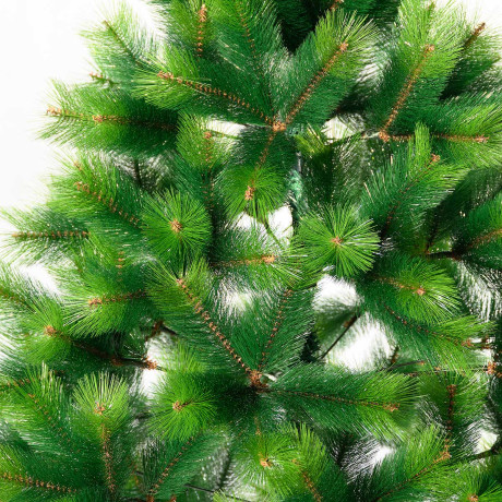 Елка HJ180-43  180см 2-хцвет. 225веток мет.подст.