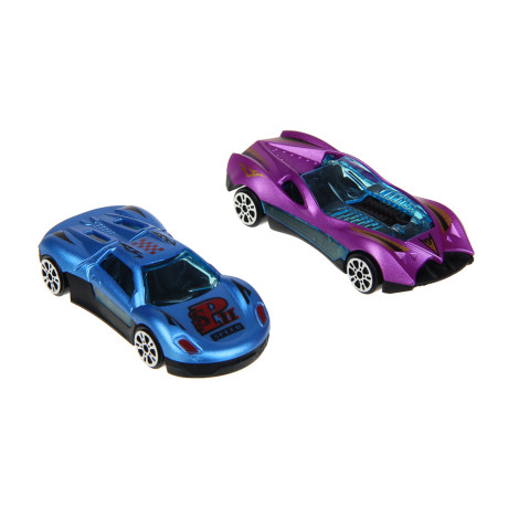 ИГРОЛЕНД Автовоз трек с запуском, РР, АБС, 28,5х8х10,5 см, 3 дизайна