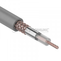 Кабель RG-58 A/U, (64%) Cu/Al/Cu 50 Ом (3,0 жила медь, опл. медь) 100м., серый REXANT, 01-2002