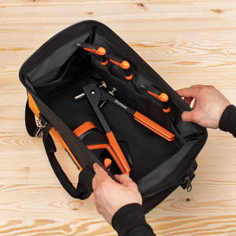 ЕРМАК Сумка для инструмента, 20 карманов, 40x20x25см, оксфорд 600 ден